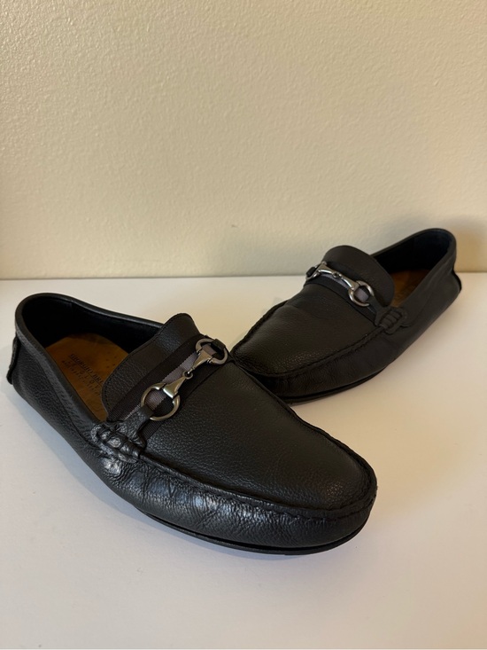 Giorgio Brutini Horsebit Leather Driving Loafers Men’s US 12M Black main image 5